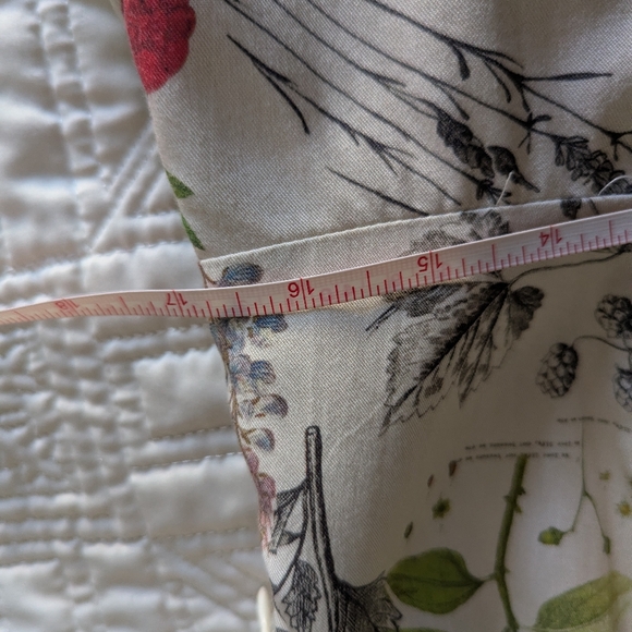 ANTHROPOLOGIE Cream Donna Indian Floral Leaves Bohemian Midi Dress Size Large - Picture 11 of 15